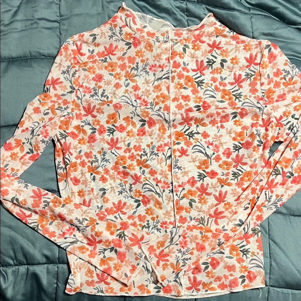Floral Long Sleeve Top